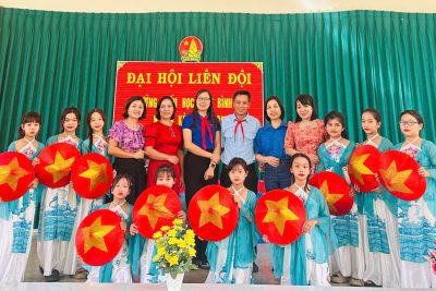 Đại hội Liên đội trường tiểu học B Bình Mỹ nhiệm kỳ 2025-2026